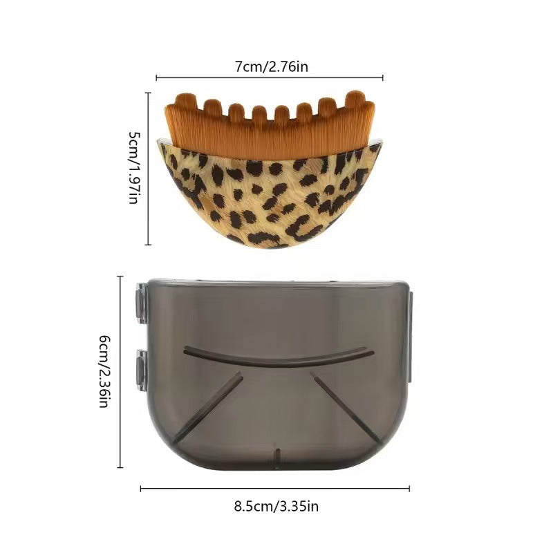 Morvea Lymphatic Face Brush - Dry Brush Massager for Jawline & Morning Puffiness