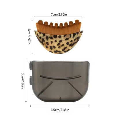 Morvea Lymphatic Face Brush - Dry Brush Massager for Jawline & Morning Puffiness