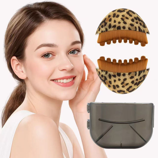 Morvea Lymphatic Face Brush - Dry Brush Massager for Jawline & Morning Puffiness